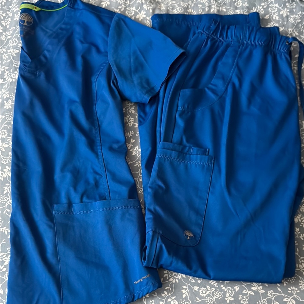 Blue Scrub Set